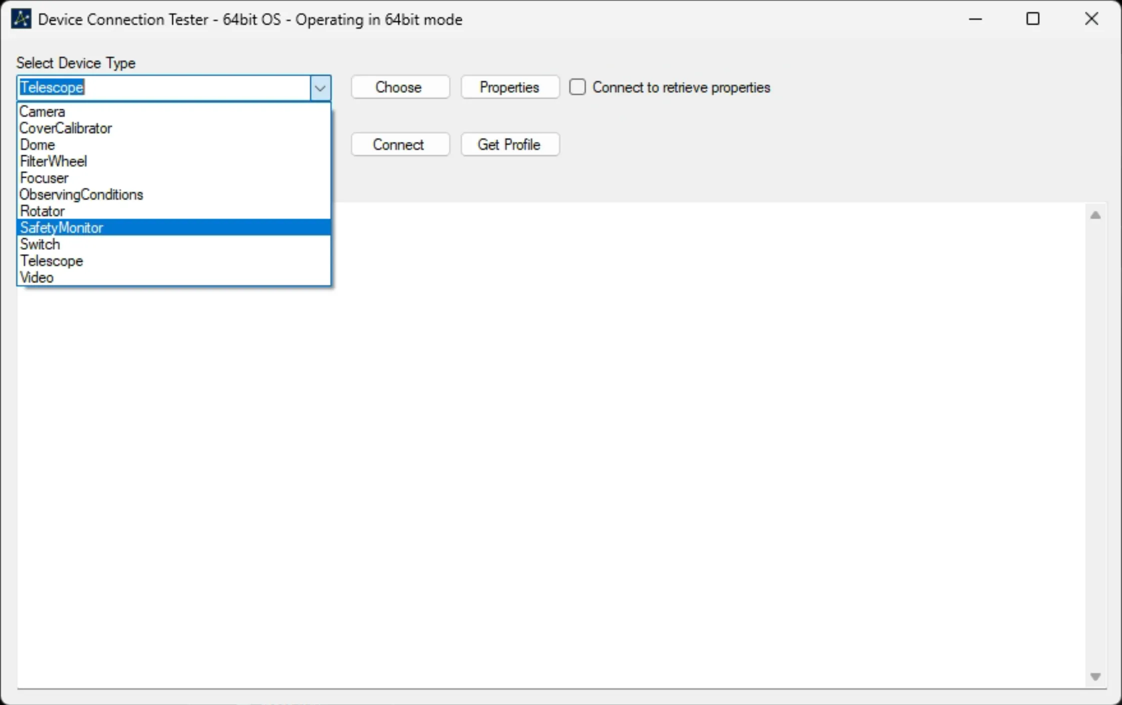 Select Device Type